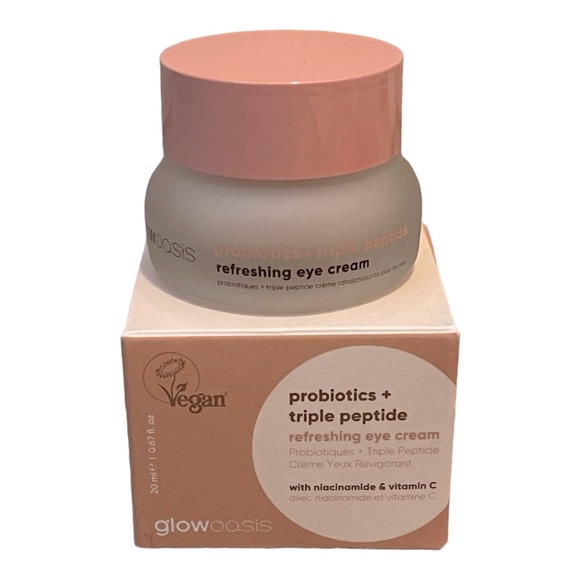 New Glowoasis Probiotics + Triple Peptide Refreshing Eye Cream - Picture 2 of 3